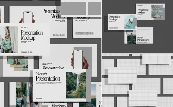 PPT设计展示模型样机 (PSD)