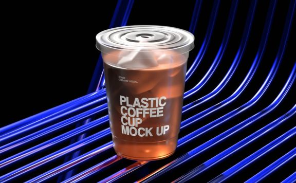 塑料咖啡杯样机 (PSD)