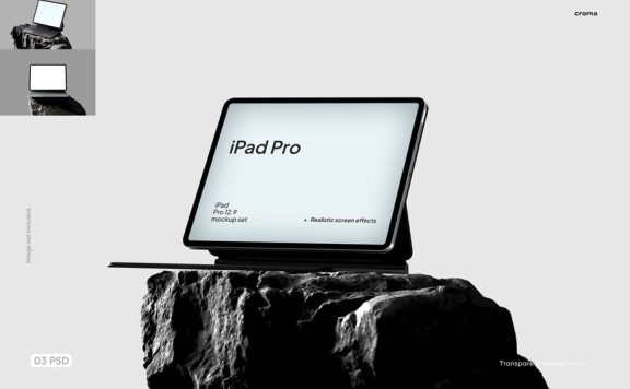 iPad模型站样机 (PSD)