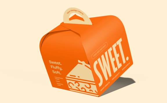 外卖盒模型样机 (PSD)