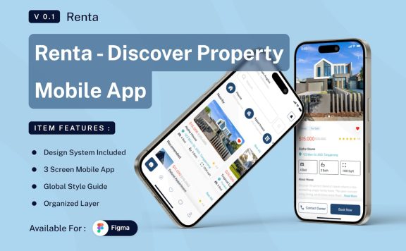 房产移动应用APP UI KIT (FIG)