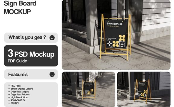 标志板模型样机 (PSD)