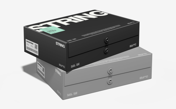 飞机盒礼品盒模型样机 (PSD)