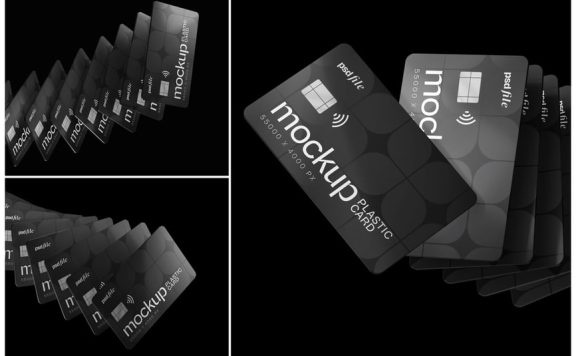 堆叠信用卡模型集样机 (PSD)