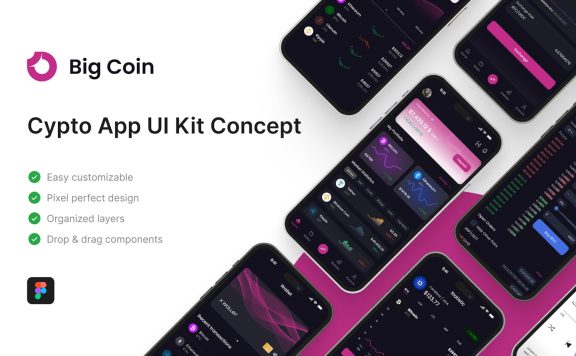 加密应用 App UI Kit (FIG)
