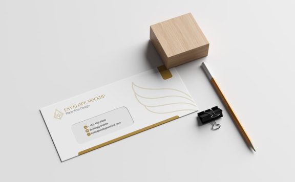 信封模型样机 (PSD,PDF)