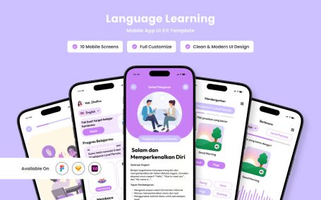 语言学习应用APP UI KIT