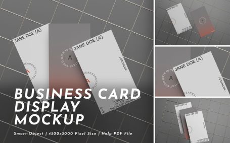 垂直名片Ver.2-模型样机 (PDF,PSD)