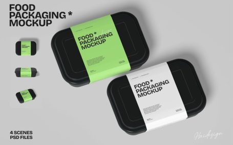 食品包装模型样机 (PSD)