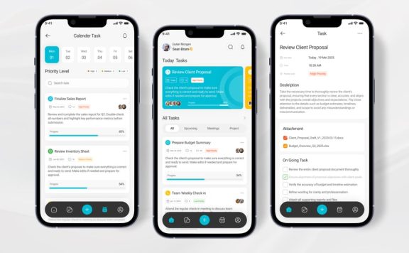 任务管理移动应用APP UI KIT (FIG)
