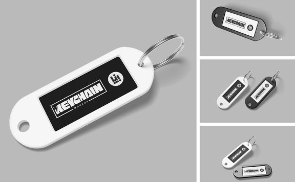 钥匙扣模型样机 (PSD,PDF)