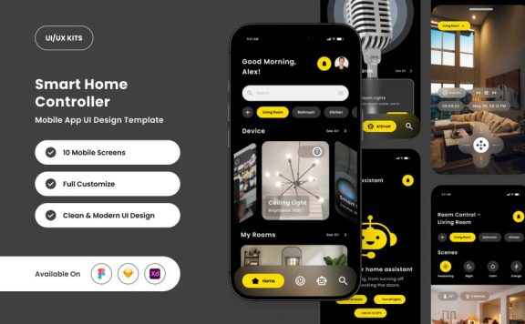 智能家居应用APP UI KIT