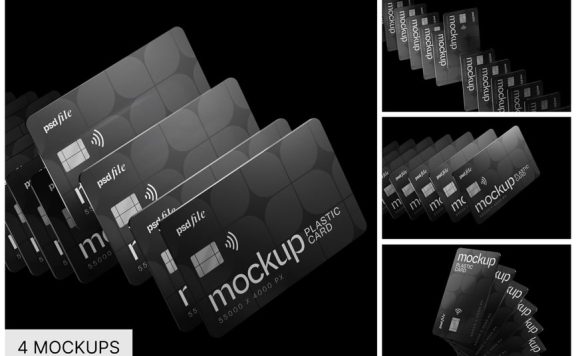 堆叠信用卡模型集样机 (PSD)