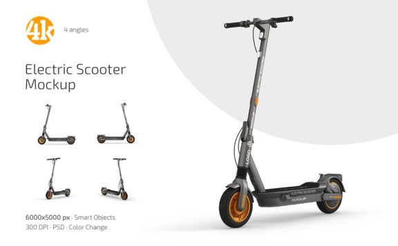 电动踏板车模型套件样机 (PSD)