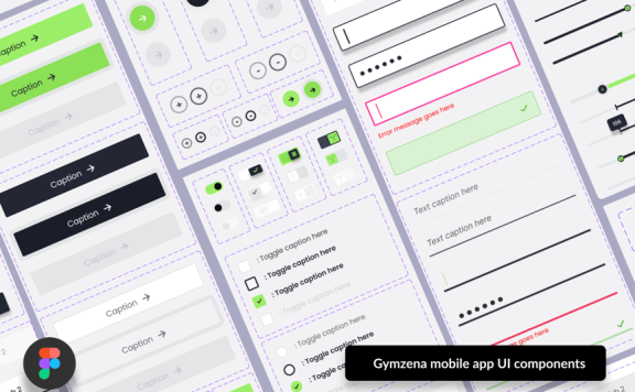 移动UI组件套件APP UI KIT (FIG)
