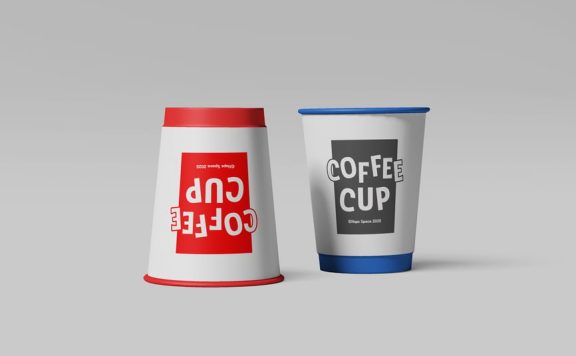 咖啡杯模型样机 (PSD)