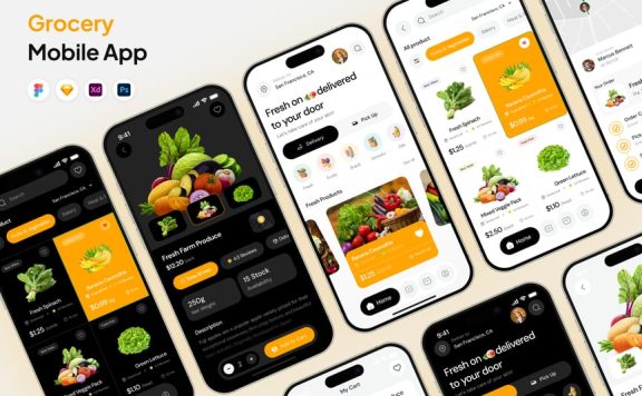 杂货店APP UI KT (FIG,PSD,SKETCH,XD)