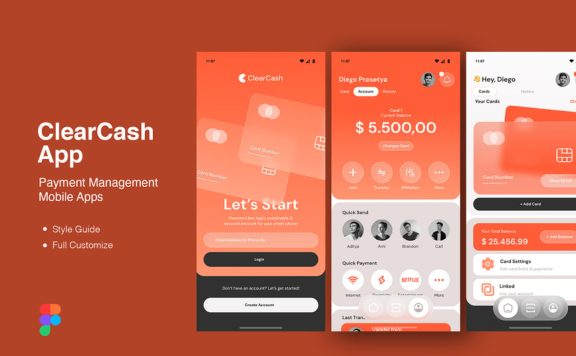 支付管理移动应用APP UI KIT (FIG)