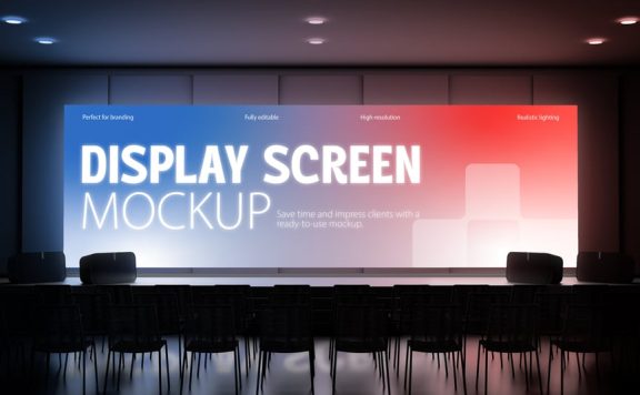 显示屏幕模型样机 (PSD)