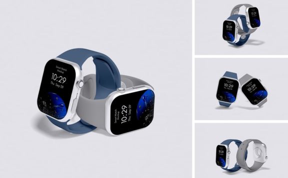 智能手表模型样机 (PSD,PDF)