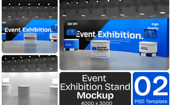 展览站模型样机 (PSD)