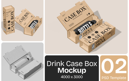 饮料盒模型样机 (PSD)