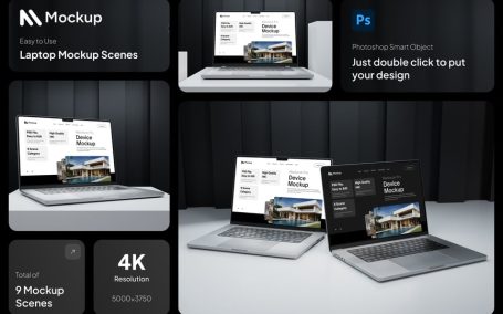 MacBook模型样机 (PSD)