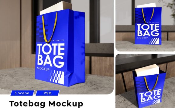 纸袋模型样机 (PSD)