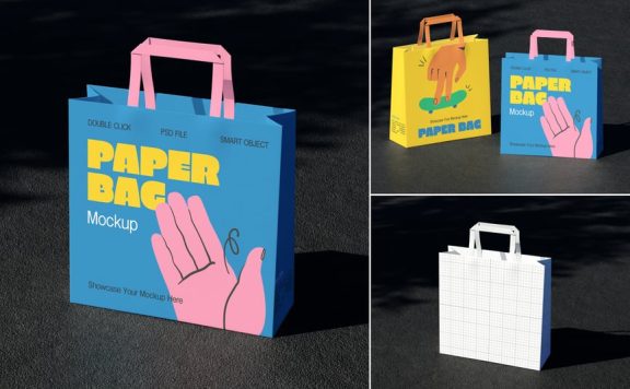 纸袋模型样机 (PSD)