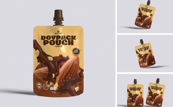 喷嘴小袋模型样机 (PSD,PDF)