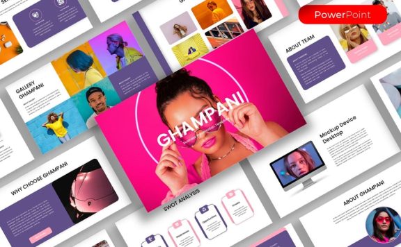 创意业务PPT模板 (PPTX)