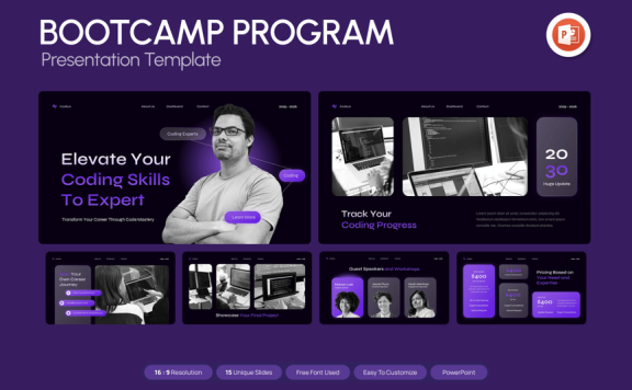 训练营程序PPT模板 (PPTX)