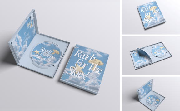 DVD包装案例模型样机 (PSD,PDF)