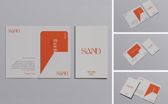 礼品卡模型样机 (PSD)