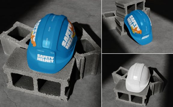 施工头盔模型样机 (PSD)