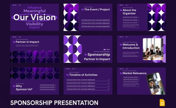 赞助推销PPT模板 (PPTX)