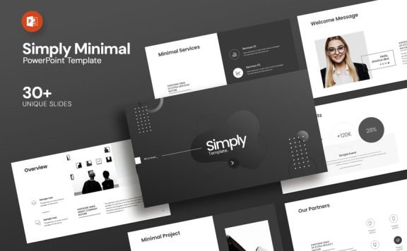 极简主义设计师必备PPT模板 (PPTX)