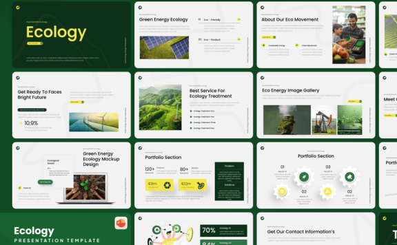 生态环境PPT模板 (PPTX)