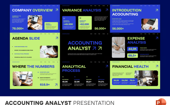 会计分析师PPT模板 (PPTX)
