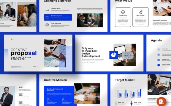 创意提案PPT模板 (PPTX)
