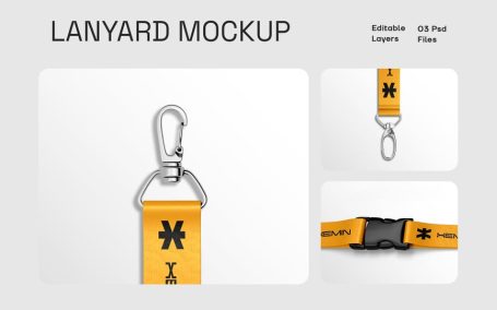 挂绳身份证夹样机套装