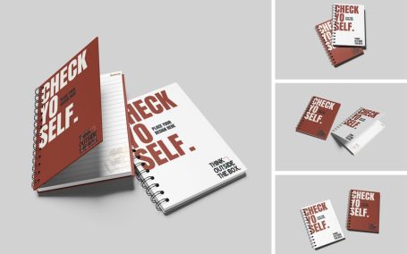 A5螺旋笔记本模型