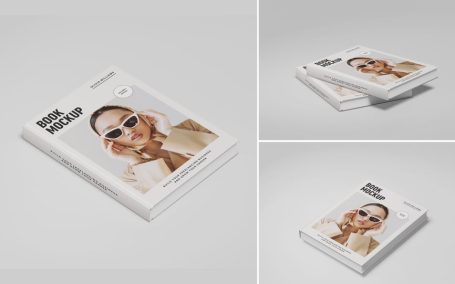 高品质书籍封面模型