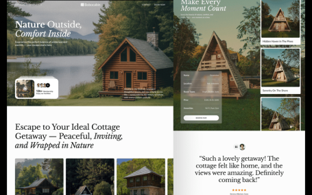 Bobocabin – 自然小屋网站