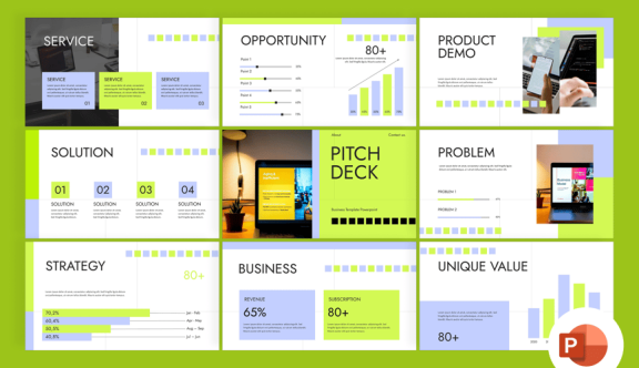 商业计划PPT模板 (PPTX)