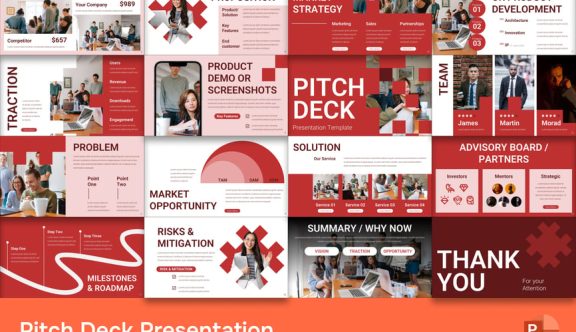 商业路演PPT模板 (PPTX)