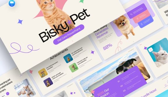 宠物护理PPT模板