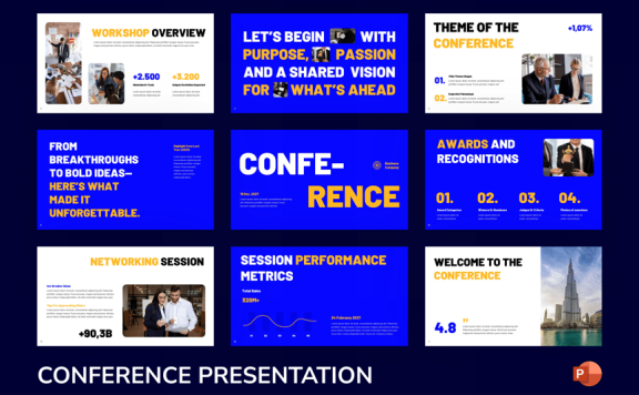 会议PPT模板 (PPTX)