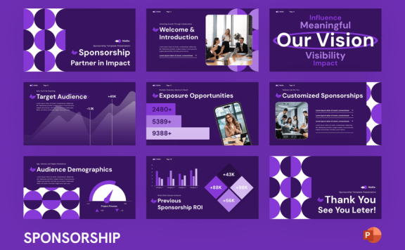 赞助建议PPT模板 (PPTX)