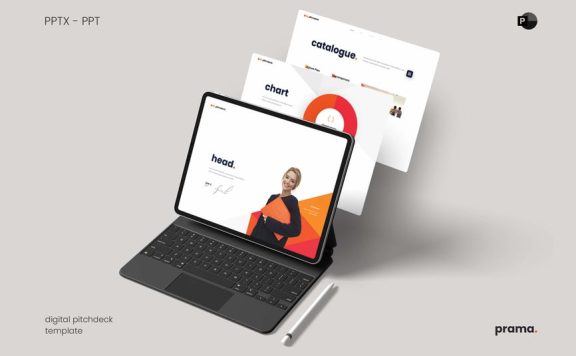 项目路演PPT模板 (PPTX)